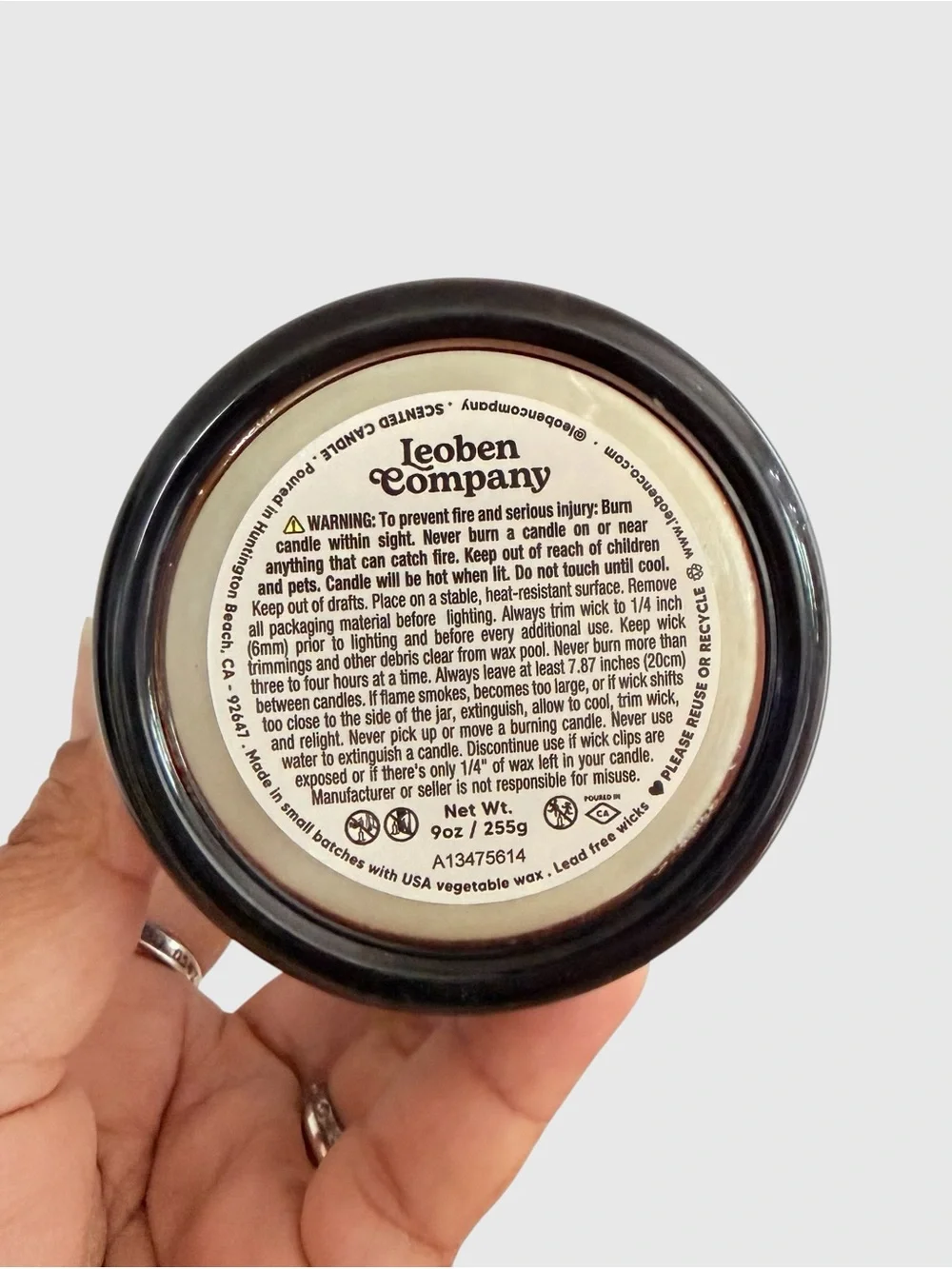 Leoben Company Pumpkin Santal Scented Candle - Brown